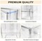 3 Layers Large Bread Box for Kitchen Countertop Clear Bread Storage with Adjustable Food Safe for Bread, Bagel, and Muffins